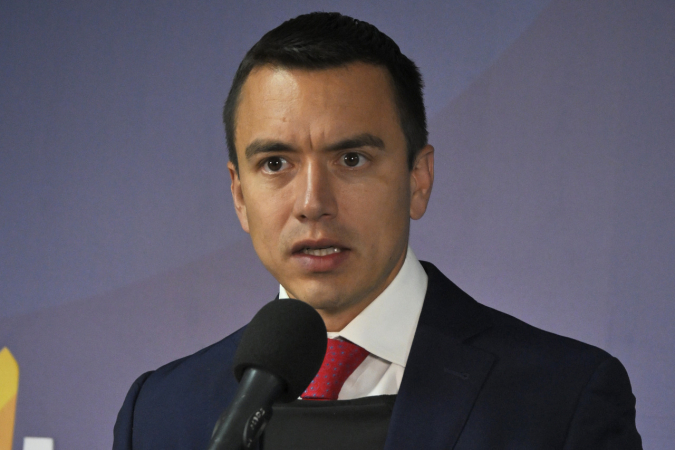 Daniel Noboa, candidato à presidência no Equador