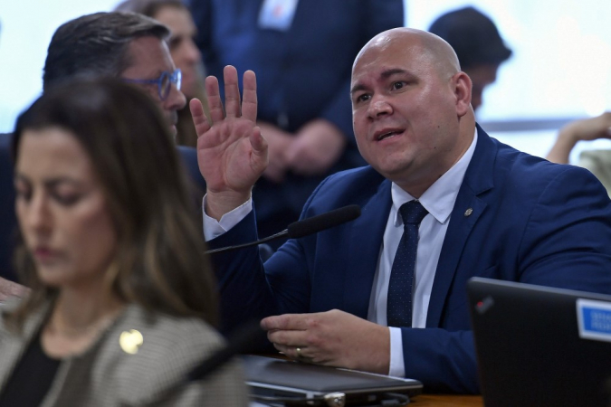 Abilio Brunini em pronuncimanento na CPMI do 8 de Janeiro