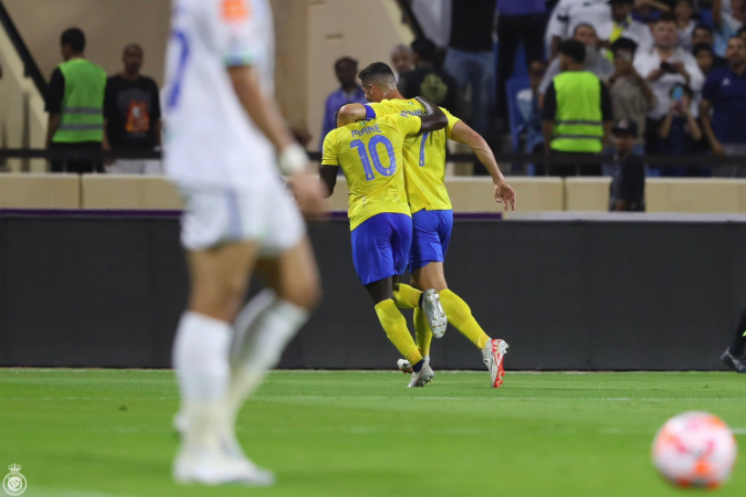 Cristiano Ronaldo e Sadio Mané marcaram na vitória do Al-Nassr