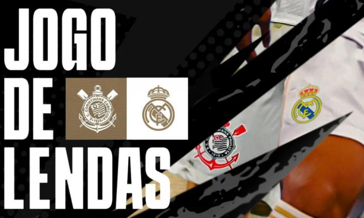 Lendas do Corinthians e Real Madrid se enfrentam na comemoração de