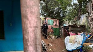 Polícia Civil investigando casa utilizada para execução dos crimes