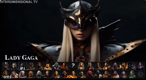 lady gaga, celebrity kombat