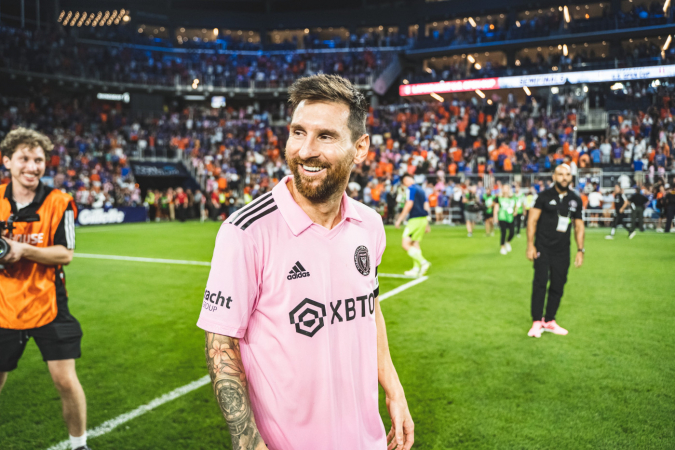 Lionel Messi está brilhando nos EUA