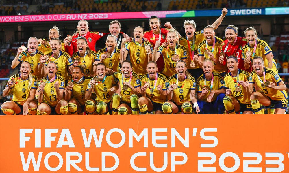 suecia-terceiro-lugar-copa-do-mundo-feminina-PATRICK HAMILTON-AFP