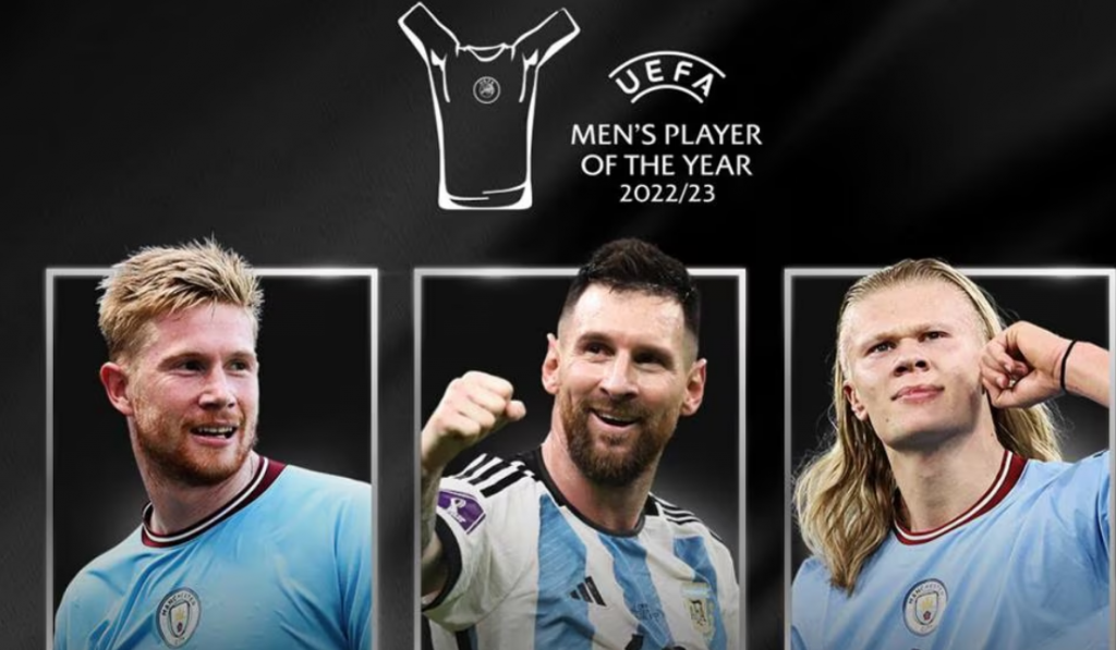 Melhor jogador da Europa: Messi, De Bruyne e Haaland são os finalistas, futebol internacional