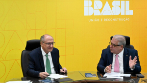 Vice-presidente Geraldo Alckmin e deputado Augusto Coutinho