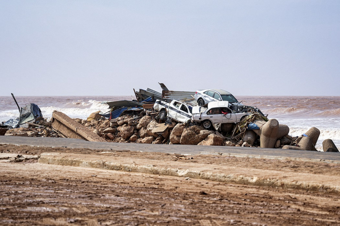 Um ciclone deixou mais de 2 mil mortos na Líbia