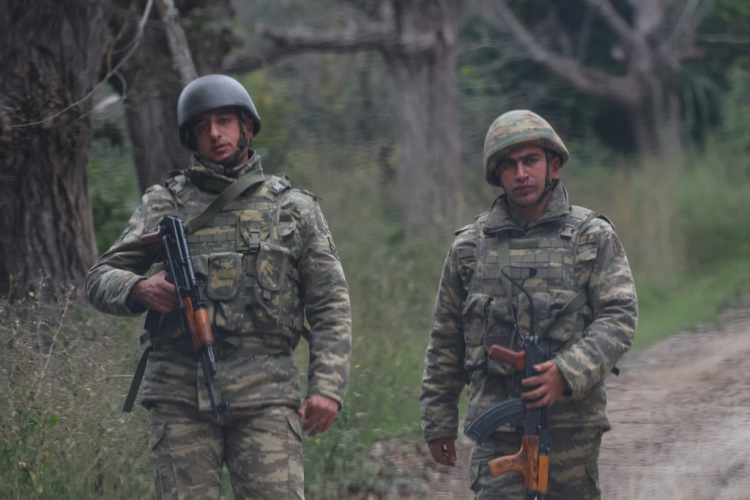 Agentes armados em região separatista