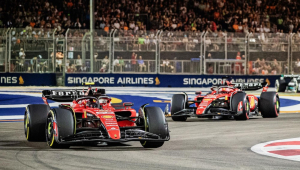 Treino Livre 2 do GP de Singapura de F1 tem dobradinha da Ferrari