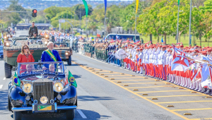 Lula e Janja chegam para desfile de 7 de Setembro de 2023