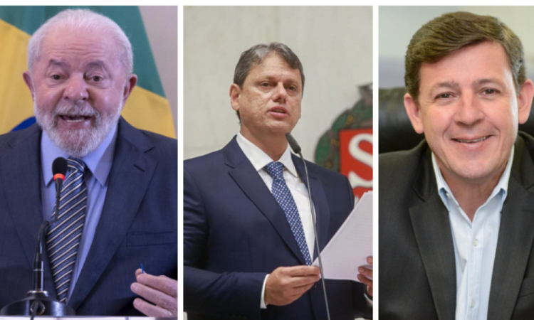 Lula, Tarcísio e Orlando Morando