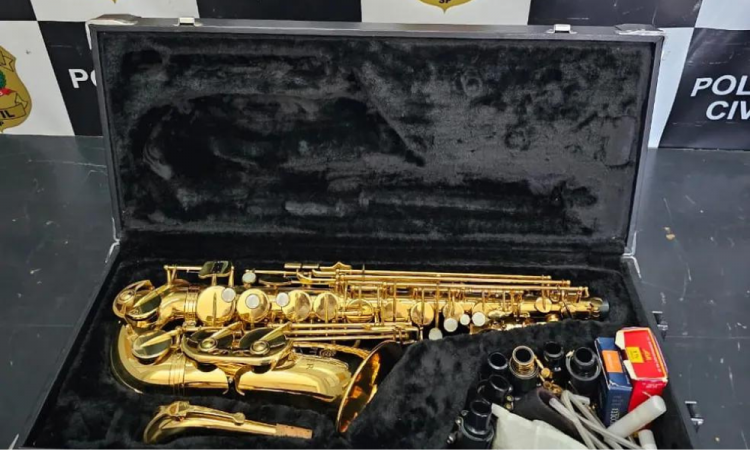 Saxofone foi recuperado em Americana