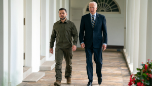 Zelensky e Joe Biden se reuniram na Casa Branca