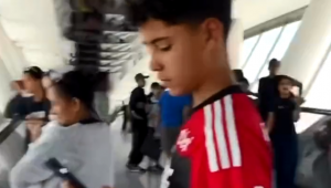 Filho de Cristiano Ronaldo foi flagrado usando camisa do Flamengo