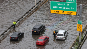 inundações em NY