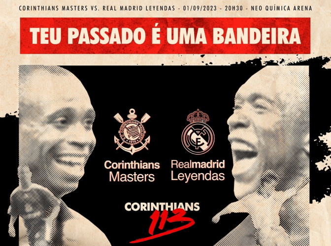 Corinthians Másters x Real Madrid Leyendas: assista à transmissão da Jovem Pan ao vivo e com imagens   