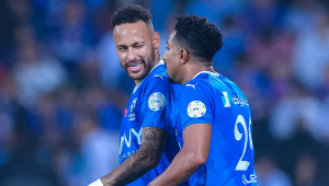 Neymar participou da vitória do Al-Hilal no Campeonato Saudita