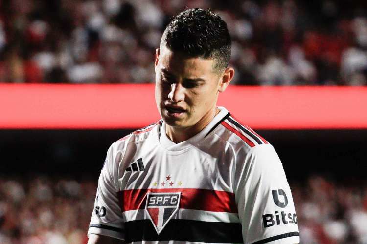 James Rodríguez se manifesta após eliminação do São Paulo; Lucas vai às lágrimas