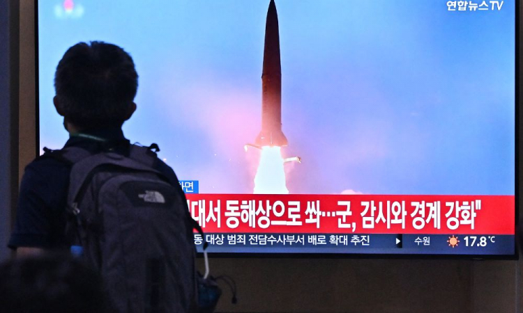 teste de míssil Coreia do Norte