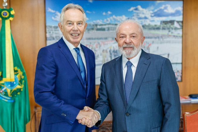 Lula e Tony Blair