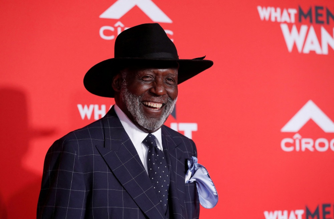 Richard Roundtree, membro do elenco, posa na estreia do filme "What Men Want" em Los Angeles, Califórnia,