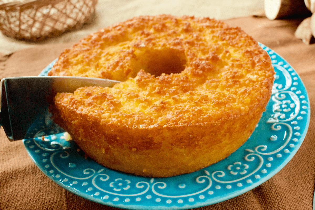 Bolo de mandioca 