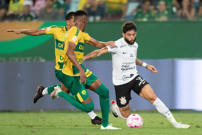 Corinthians venceu o Cuiabá na Arena Pantanal