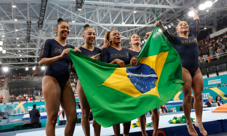 Ginastas do Brasil faturam prata nos Jogos Pan-Americanos