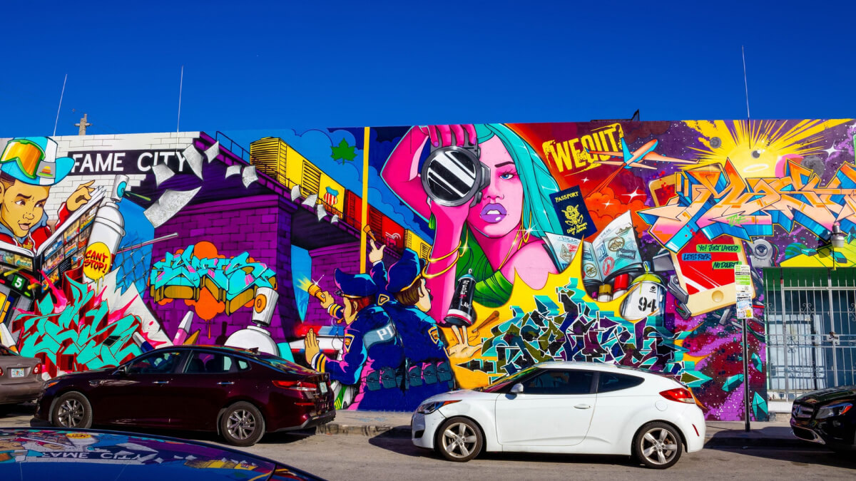 Wynwood é um bairro conhecido pelo seu conceito “artsy” 