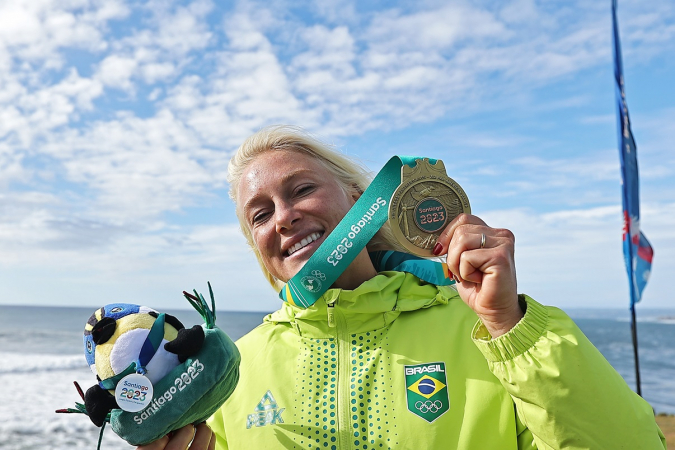 Tati Weston-Webb é medalha de ouro no Pan de Santiago 2023