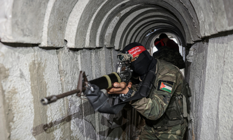 Túneis do Hamas em Gaza