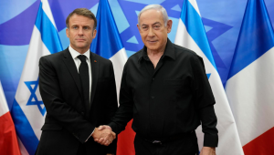 Macron e Benjamin Netanyahu