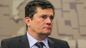 O senador Sérgio Moro, durante debate sobre pauta de segurança publica, realizada na cidade de Brasília