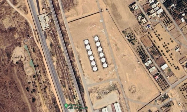 imagem de drone mostra combustivel em gaza