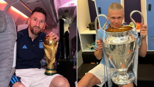 Lionel Messi e Haaland são os favoritos ao prêmio da Bola de Ouro 2023