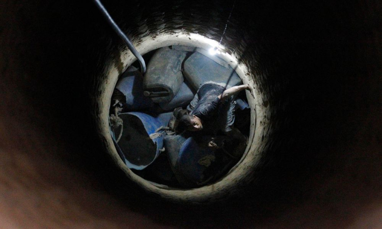 túnel-hamas-faixa-de-gaza-Said KHATIB-AFP