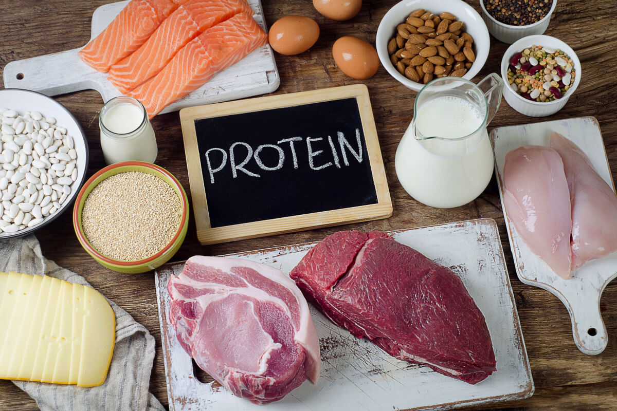 Ovos, carnes em geral, laticínios, leguminosas, sementes e nozes são ótimas fontes de proteína para consumo pós-treino 