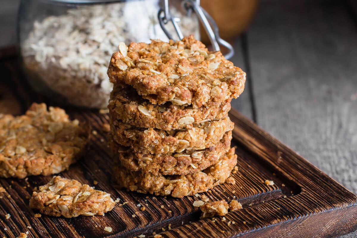 Biscoito de aveia com mel 