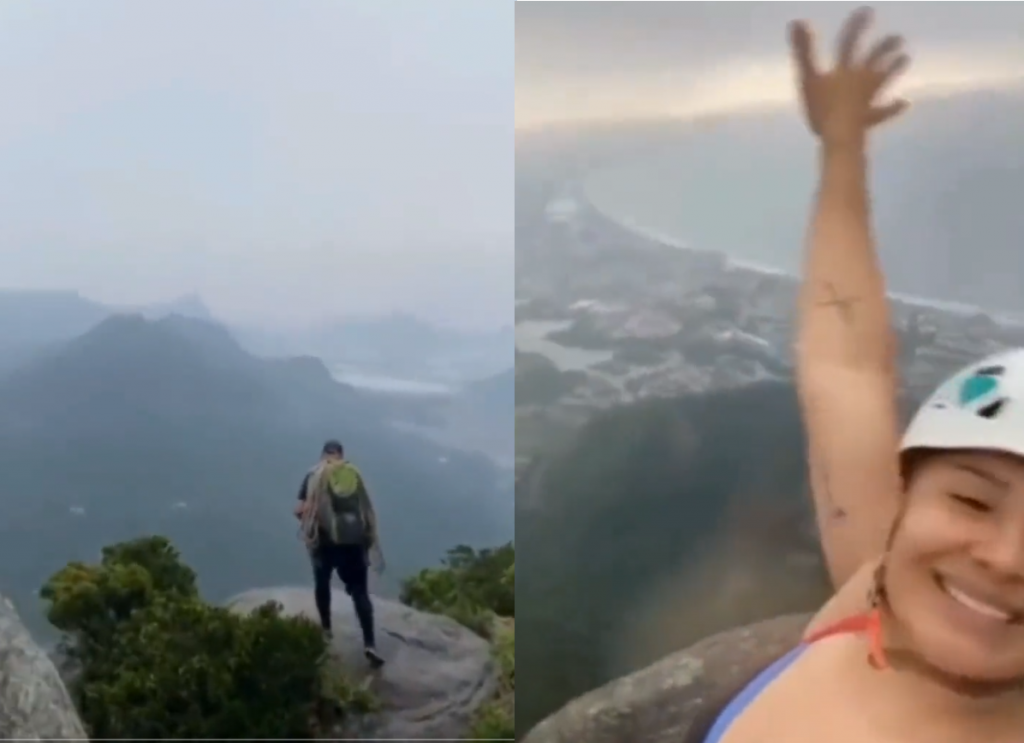 Turista filma momento em que raio mata guia turístico no Rio de Janeiro; veja vídeo