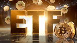 ETF em letras estilizadas