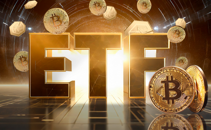 ETF em letras estilizadas