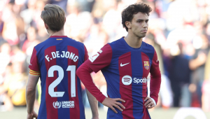 João Félix e Frankie De Jong lamentam empate do Barcelona contra o Rayo Vallecano