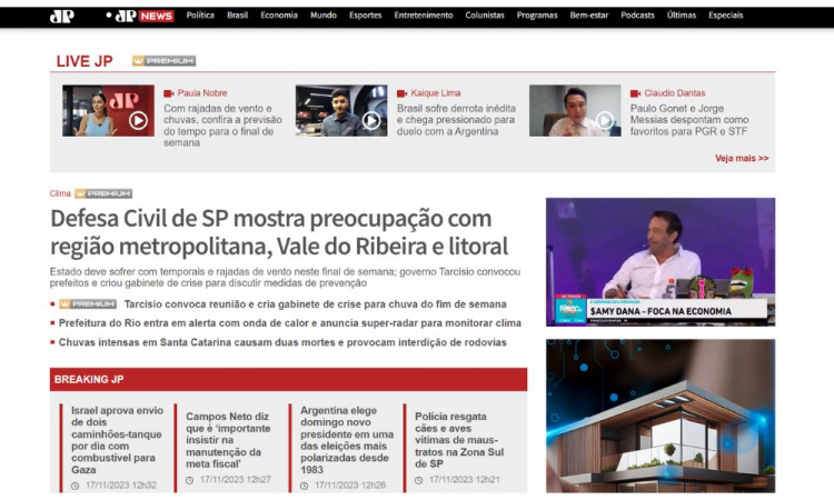 Assinantes JP Premium agora têm acesso a vídeos exclusivos com análises diárias do time de comentaristas da TV