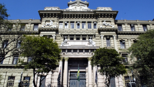 Palácio da Justiça, projetado pelo arquiteto Ramos de Azevedo