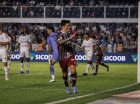 Cano marcou na vitória do Fluminense sobre o Santos