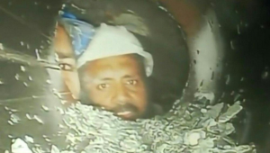 trabalhadores presos em tunel na india