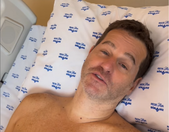 Afonso Nigro posta vídeo de dentro do Hospital São Luiz