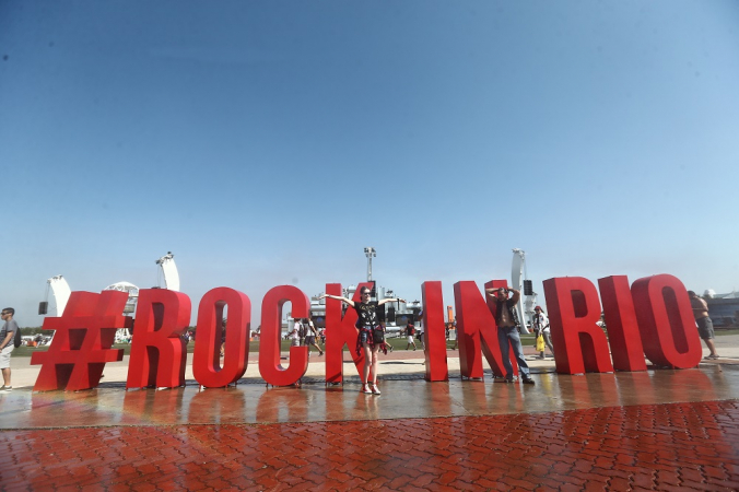 Público durante abertura dos portões da Cidade do Rock para o primeiro dia do Rock in Rio 2015