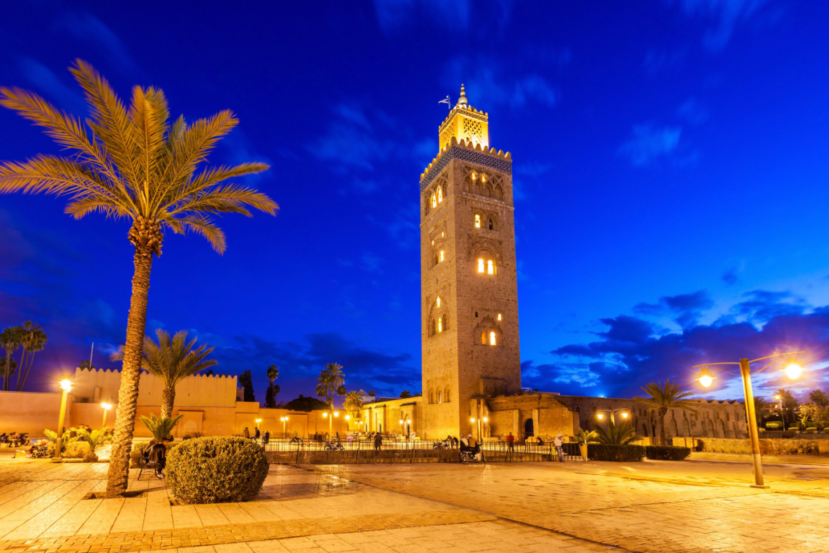 Mais de 40 mesquitas pontuam a paisagem de Marrakesh 