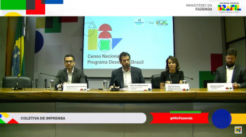 Ministério da Fazenda realiza coletiva para divulgar o Censo do Desenrola Brasil